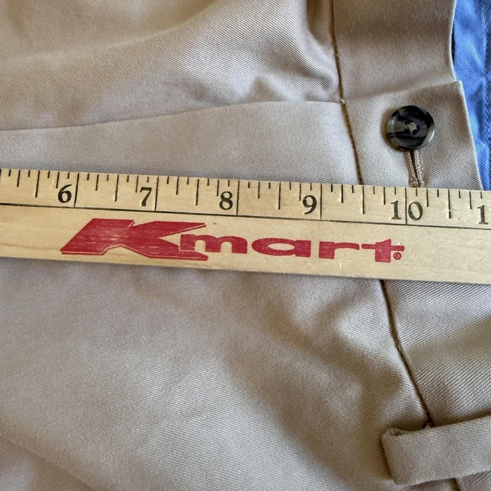 Brooks Brothers Advantage Chino Pants Mens 35x29 Khaki Tan Stretch Clark Fit
